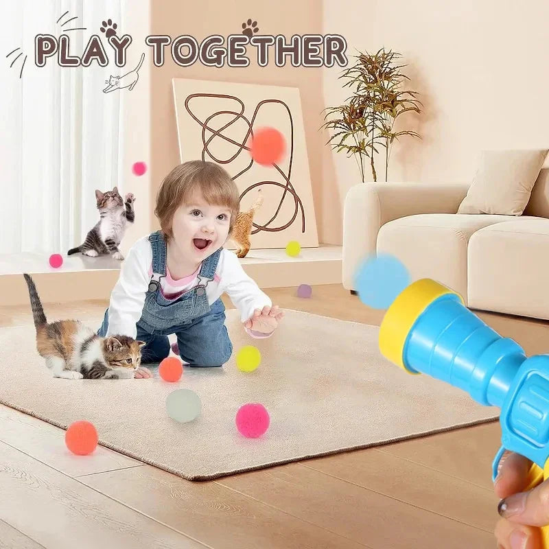 PouncePop Cat Ball Launcher