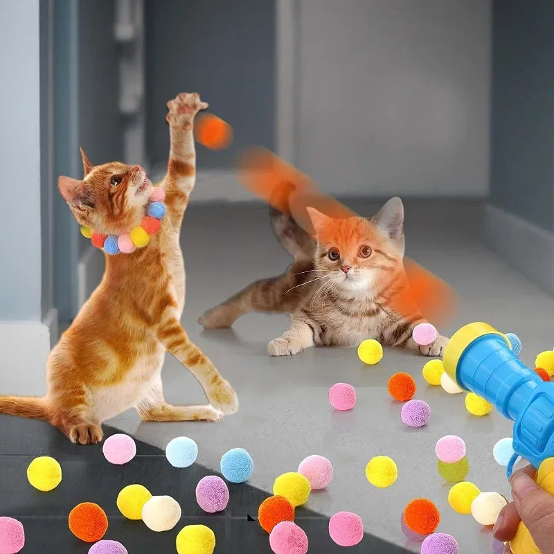 PouncePop Cat Ball Launcher
