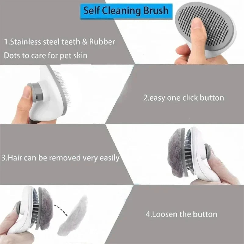 FurEase Self-Cleaning Brush