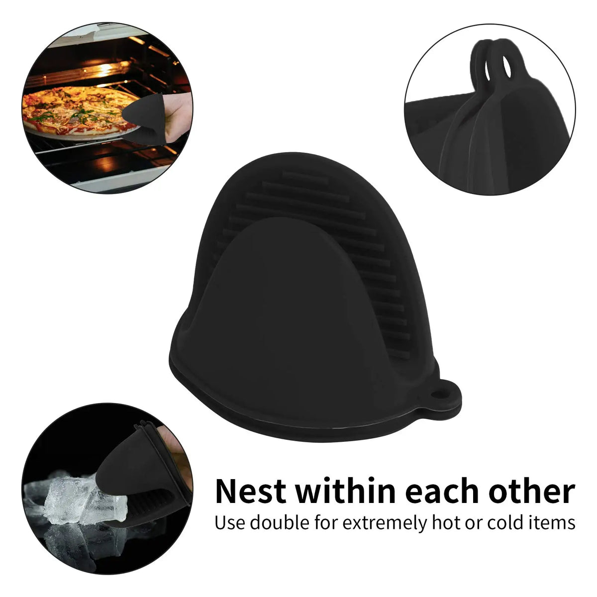 HeatGrip Silicone Pinch Mitts