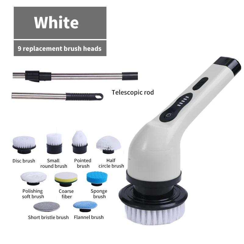 SpinEase 9-in-1 Scrubber