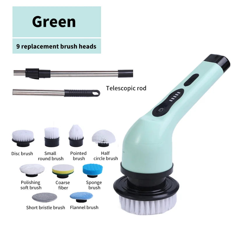 SpinEase 9-in-1 Scrubber