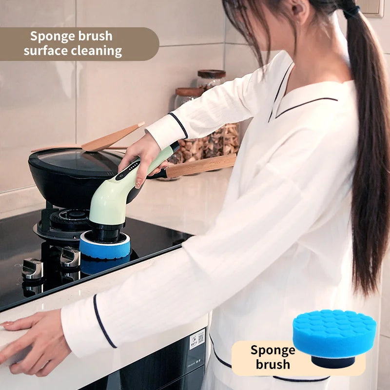 SpinEase 9-in-1 Scrubber
