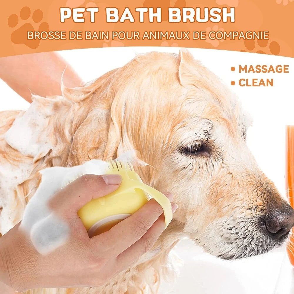 PawSpa Shampoo Massage Brush